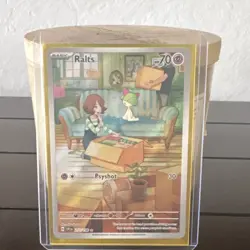 Ralts 211/198 SV01 Scarlet & Violet Holo Illustration Rare Psyshot Basic Pokemon - Image 1