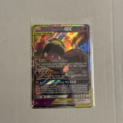 Pokemon TCG Muk & Alolan Muk GX 61/214 Ultra Rare SM Unbroken Bonds. Pk000890 - Image 1