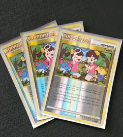 Twins - Pokemon TCG HGSS Triumphant 89 Reverse Holo NM - Image 2