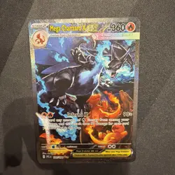 Mega Charizard X EX SIR 125/094 Phantasmal Flames English Pokemon TCG Pack Fresh - Image 1