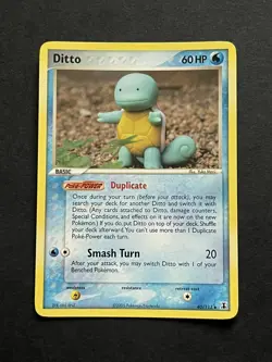🌊Ditto Squirtle🌊 40/113 Pokemon TCG Delta Species Uncommon - Image 1