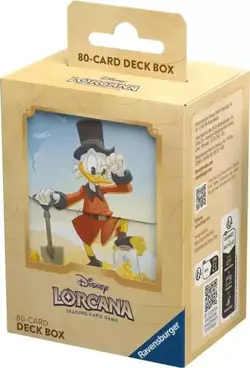 80 ct. Deck Box Scrooge McDuck Into the Inklands Disney Lorcana TCG - Image 1