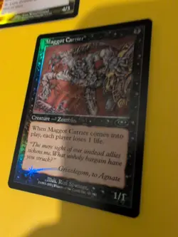 Maggot Carrier & Lava Zombie. MTG 2 Card. Planeshift.OLD VINTAGE FOIL - Image 5