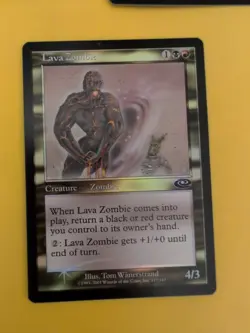 Lava Zombie x3 MTG 3 Card. Planeshift.OLD VINTAGE FOIL - Image 2