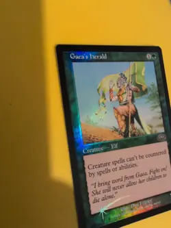 Gaea's Herald. Elf Rare MTG Card. Planeshift.OLD VINTAGE FOIL - Image 4