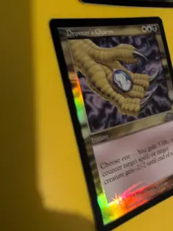 Dromar's Charm & Darigaaz's Charm MTG 2 Card. Planeshift.OLD VINTAGE FOIL - Image 4