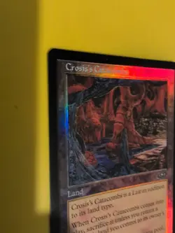 Crosis's Catacombs. Land MTG Card. Planeshift.OLD VINTAGE FOIL - Image 3