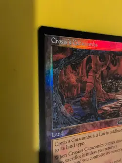 Crosis's Catacombs. Land MTG Card. Planeshift.OLD VINTAGE FOIL - Image 4