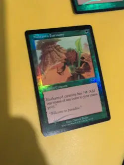 Multani's Harmony x2 Enchant Creature MTG 2 Card. Planeshift.OLD VINTAGE FOIL - Image 2