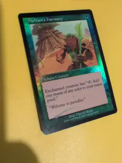 Multani's Harmony x2 Enchant Creature MTG 2 Card. Planeshift.OLD VINTAGE FOIL - Image 3
