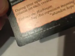 1X HARBINGER OF NIGHT / MP / ALLIANCES / RESERVE LIST / REAL PICS / WRONGWAY052 - Image 4