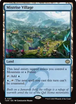 Mistrise Village [Tarkir: Dragonstorm] Foil #0261 MTG Magic - Image 1