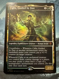 1 x Calix, Guided by Fate - Foil - Showcase - March of the Machine: The Aftermat - Image 1