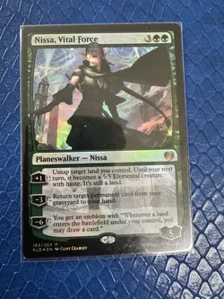 Nissa, Vital Force -Foil LP Light Play MTG Kaladesh Magic The Gathering - Image 1