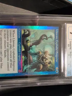 MTG Graded CGC 9 MINT: LLAWAN CEPHALID EMPRESS Torment FOIL 2002 Magic #TCG - Image 4