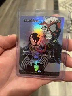 Magic The Gathering Spider-Man - Infernal Grasp (Borderless) Foil - M 0018 - Image 1