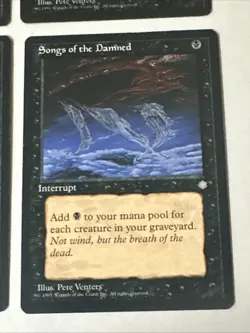 Songs Of The Damned X4 Ice Age Ex Condition See Pics Front Back - Image 2