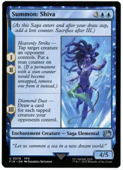 Summon: Shiva - 0078 - Final Fantasy - MTG - NM/M - Image 1
