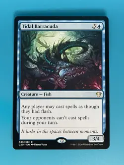 Tidal Barracuda (Near Mint) - MTG Commander 2020 - C20 39 - Image 1