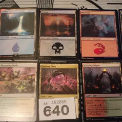 Mtg Foil Basic Lands Bundle. Magic The Gathering Lot Mana Starter (640) - Image 3