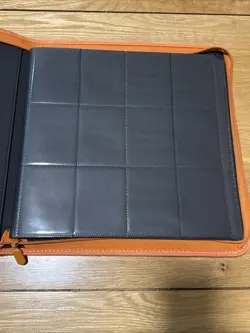 Card Guardian 12 Pocket Orange ZIP Binder 480 Slots Pokemon TCG Good Condition - Image 2