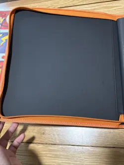 Card Guardian 12 Pocket Orange ZIP Binder 480 Slots Pokemon TCG Good Condition - Image 3