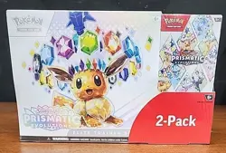 Pokemon TCG Prismatic Evolution ETB Bundle 2 pack BRAND NEW FACTORY SEALED - Image 1