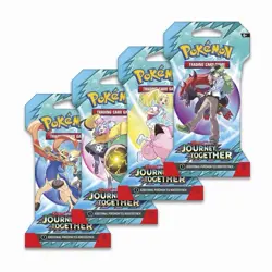 Pokemon TCG Journey Together Sleeved Booster (Set of 4 Sealed English Packs) - Image 2