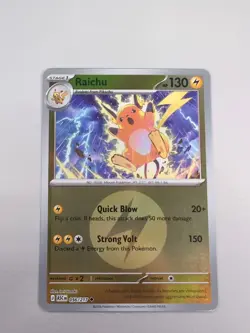 Pokemon TCG Raichu 056/217 Ascended Heroes Electric Energy Reverse Holo - Image 1