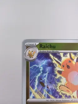 Pokemon TCG Raichu 056/217 Ascended Heroes Electric Energy Reverse Holo - Image 3