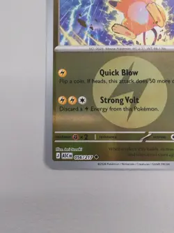 Pokemon TCG Raichu 056/217 Ascended Heroes Electric Energy Reverse Holo - Image 4