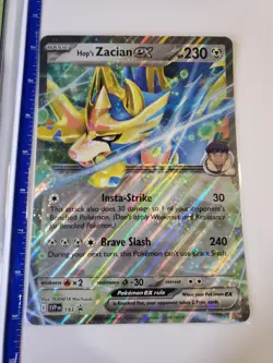 Pokemon Hop's Zacian ex SVP193 Jumbo Cards Holo - Image 1