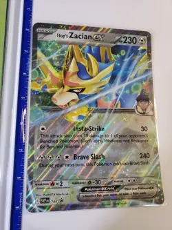Pokemon Hop's Zacian ex SVP193 Jumbo Cards Holo - Image 2