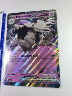 Pokemon Houndstone ex 162 Jumbo Cards Holo - Image 3