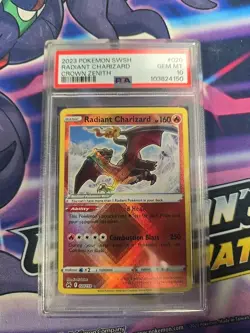 Pokemon TCG Radiant Charizard Crown Zenith 020/159 PSA 10 - Image 1
