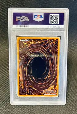 2005 Yu-Gi-Oh Chaos Emperor Dragon-Envoy Of The End TLM-ENSE2 Ultra Rare PSA 8 - Image 2