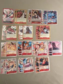 One Piece CCG TCG Silvers Reyleigh Full Red Deck - Image 2