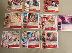 One Piece CCG TCG Silvers Reyleigh Full Red Deck - Image 4