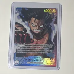 One Piece Monkey D. Luffy Leader Alternate Art Foil OP11-040 6000 Power - Image 1