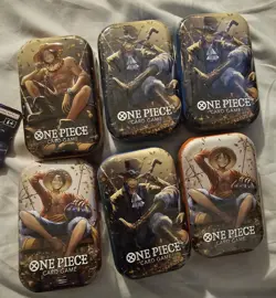 Bandai One Piece Card Game Tins Vol.2 OP-13 - Sealed Lot of 6 - Image 1