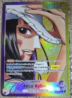 One Piece Nico Robin Alt Art Leader Emperors In The New World Op-09 English - Image 1