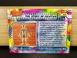 Pokemon Topps Blue Label The Story of Mewtwo 24 Mewtwo Strikes Back Holo Card - Image 2