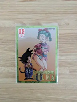 Rare Bulma Goku Card Dragon Ball Girls Holo #8 209/288 Akira Toriyama + Extras! - Image 1