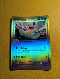 Marshtomp 40/109 EX Ruby & Sapphire Reverse Holo Pokemon Card LP/MP - Image 1