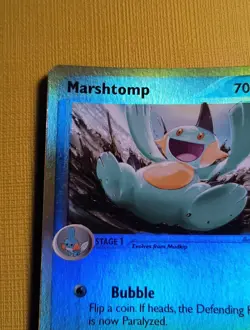 Marshtomp 40/109 EX Ruby & Sapphire Reverse Holo Pokemon Card LP/MP - Image 2