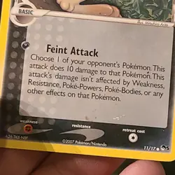 meowth 11/17 Pop Series 5 Common 2007 Nintendo Pokemon Card VLP-EXC - Image 4