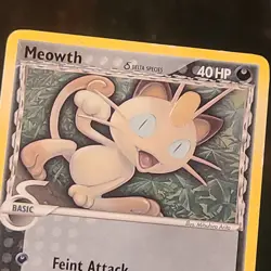 meowth 11/17 Pop Series 5 Common 2007 Nintendo Pokemon Card VLP-EXC - Image 5