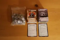 Android Netrunner - Original Core Set - All cards + a pile of tokens! - Image 1