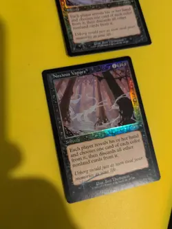 Noxious Vapors x2 Sorcery MTG 2 Card. Planeshift.OLD VINTAGE FOIL - Image 2