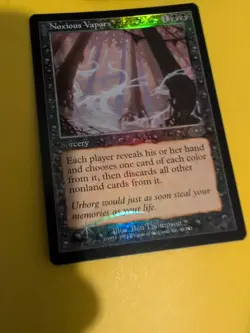 Noxious Vapors x2 Sorcery MTG 2 Card. Planeshift.OLD VINTAGE FOIL - Image 5